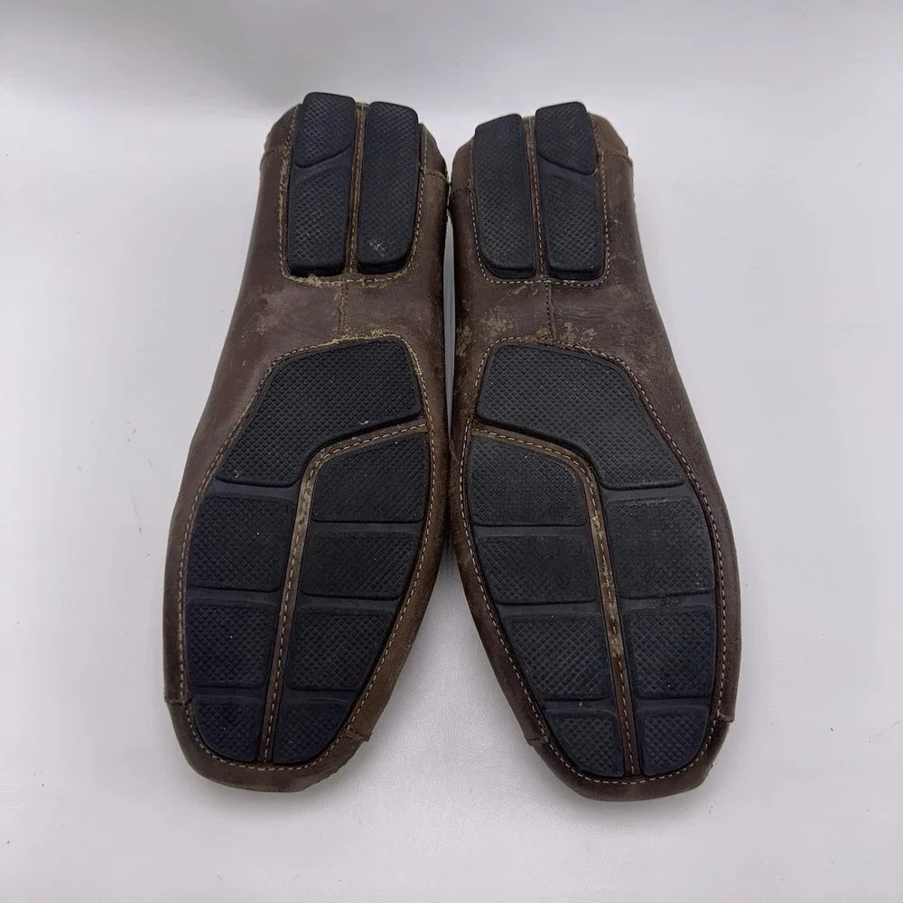 Clarks‎ England Mansell Men's Shoes Size 11 M Brown Leather Driving Loafers